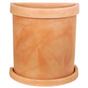 Vela Semi-Circle Flower Pot - Sienna